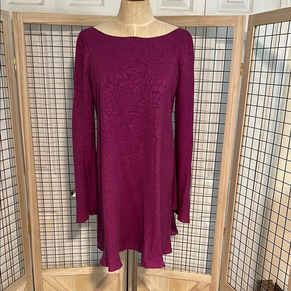Free People Floral Textured Dress